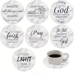 8 Bible Verse Coasters