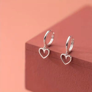Heart Drop Earrings