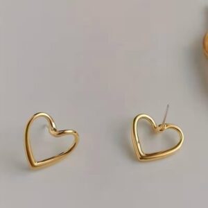 Hollow Heart Earrings