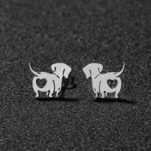 Dachshund Ear Studs