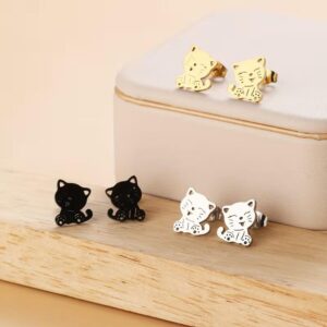 Kitty Cat Ear Studs
