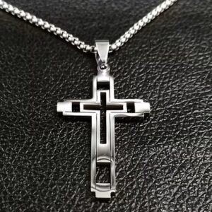 Stainless Steel Cross Necklace