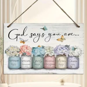 God Says Welcome Sign