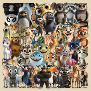 Cute Animal Stickers