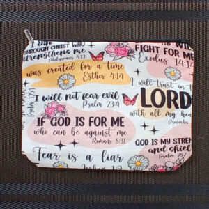 Inspirational Cosmetic Bag